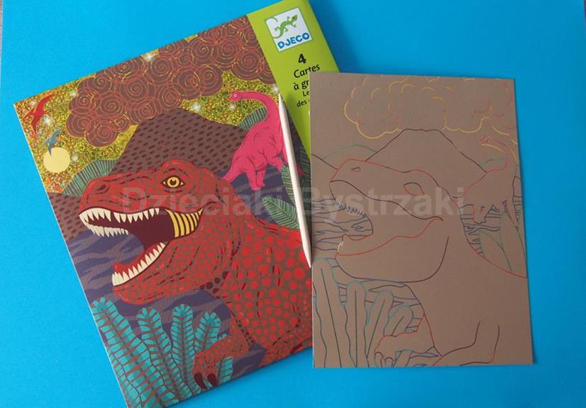 Djeco Wydrapywanki Dinozaury